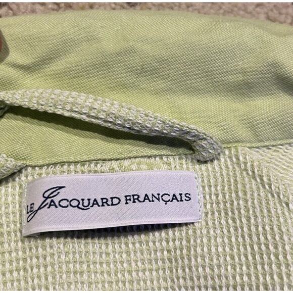 Le Jacquard Francais XS/S? BATHROBE Cotton Waffle Knit SPRING GREEN FRANCE V24 - Picture 6 of 16